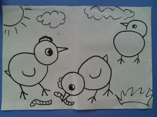 幼儿园大班简笔画-简笔画-369作文网
