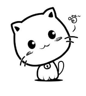 头像简笔画可爱的卡通小猫简笔画图片大全可爱的小猫简笔画步骤图解