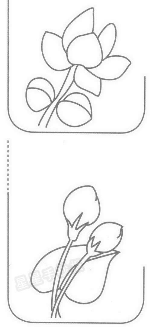 花画 /strong>个简笔画文化绘画茉莉花简笔画图片教程紫茉莉儿童画