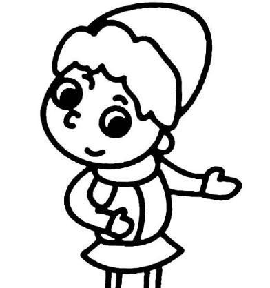 小学生人物简笔画简单又漂亮可爱(小学生人物简笔画简单又漂亮可爱图片)